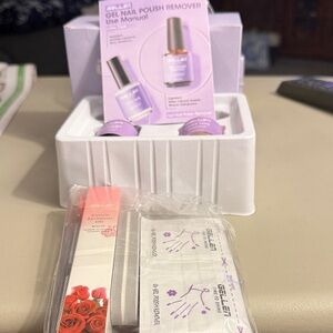 Elle Purple Gel Nail Polish Remover Kit